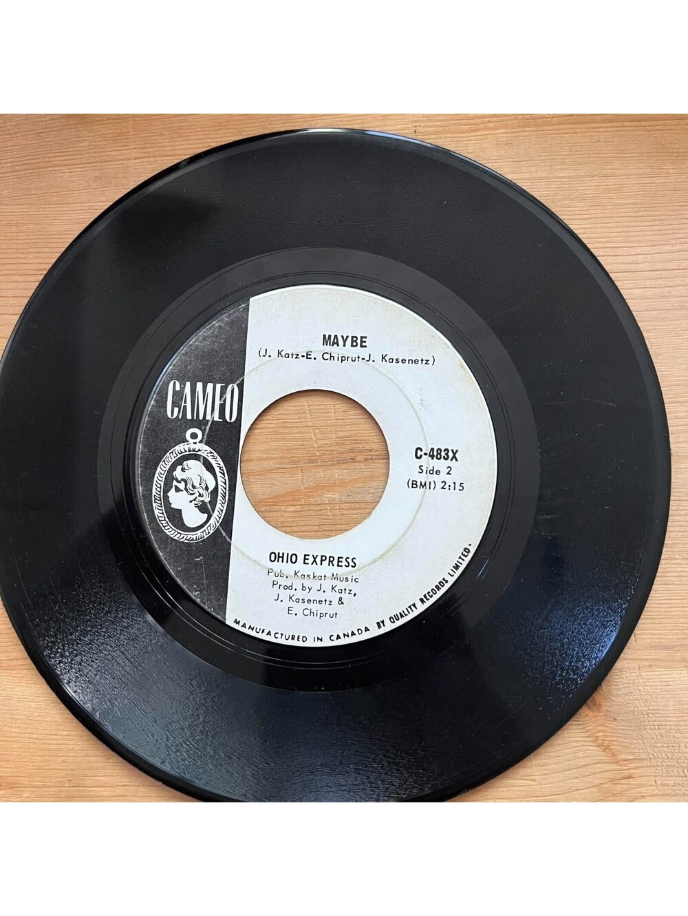 Ohio Express - Maybe/Beg, Borrow and Steal 45rpm VG+ R17